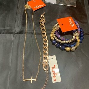 NWT TuVous Jewelry Necklace and bracelets